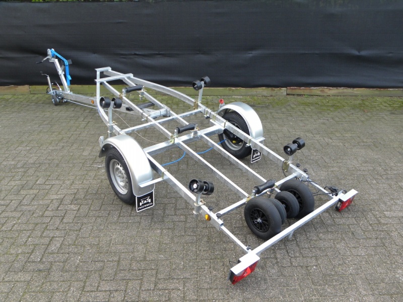 Freewheel kantelbare boottrailer