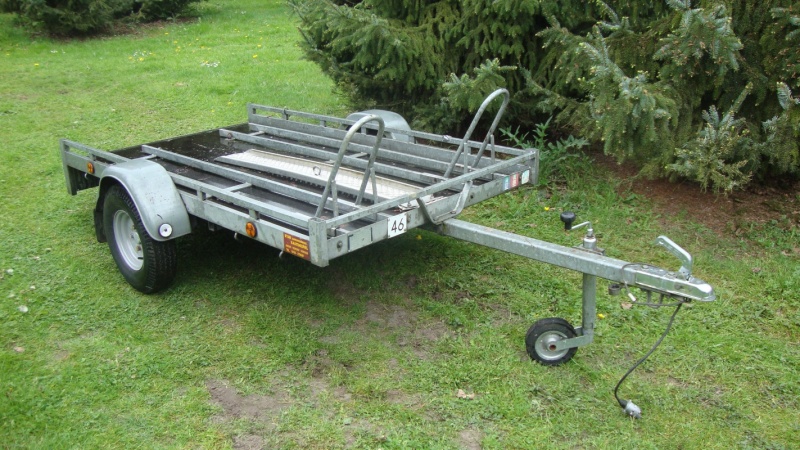 Stam mototrailer 750 kg ongeremd