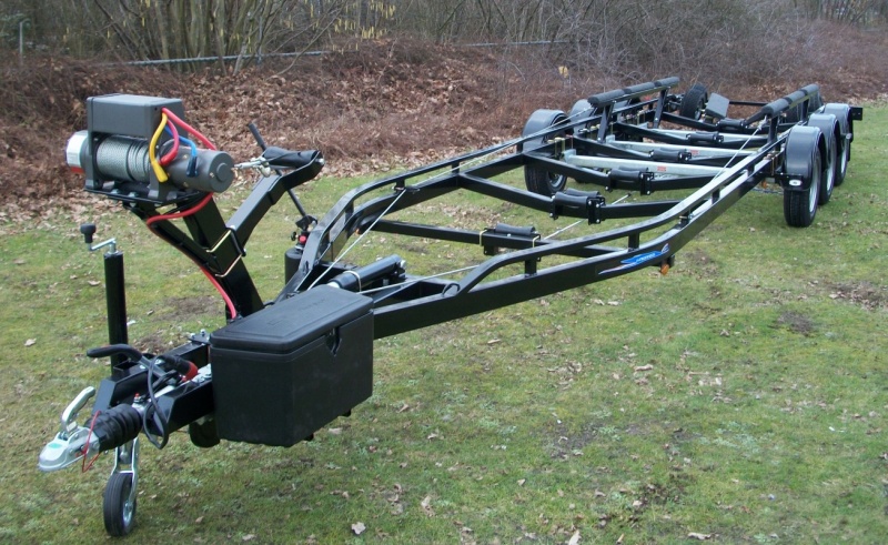 Freewheel tridem boottrailer.