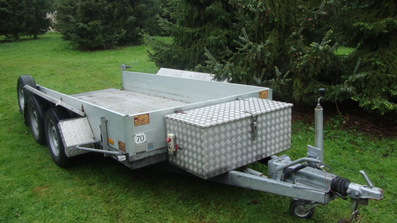 Humbaur senko machine transporter 3500 / 2700 kg