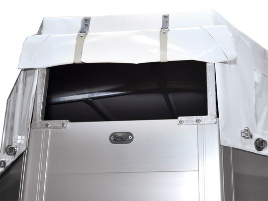 HTV veetrailer (alum/schuine voorkant).
